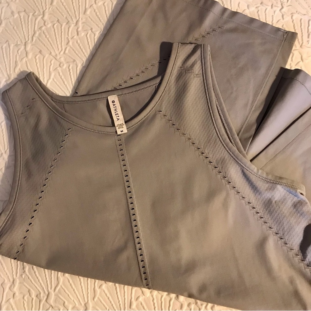 Athleta Gray Tank Top Size Medium